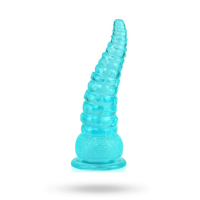 ToppedMonster Winkle Dildo Turkoosi 23 cm