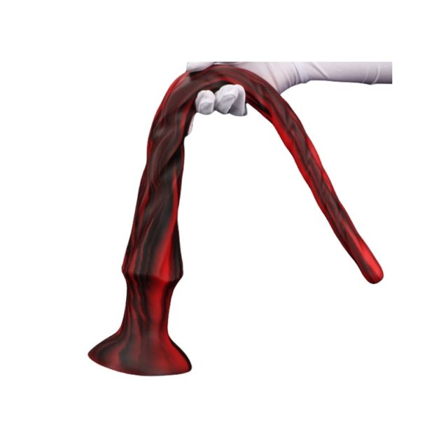Torthy Dildo Black/Red 40 cm
