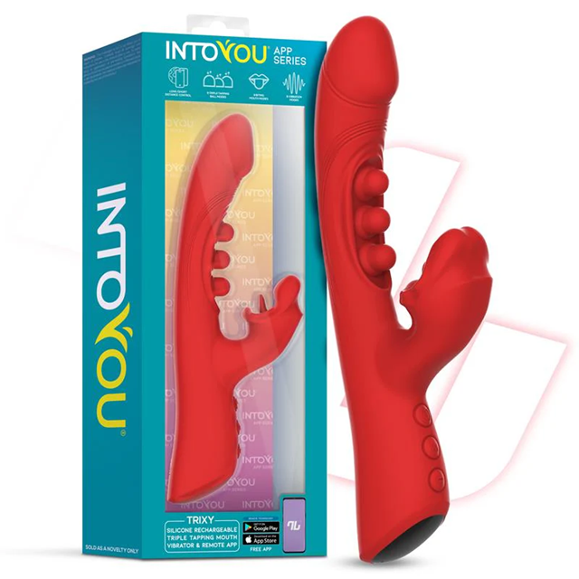 Trixy Vibrator With Tapping, Biting & App