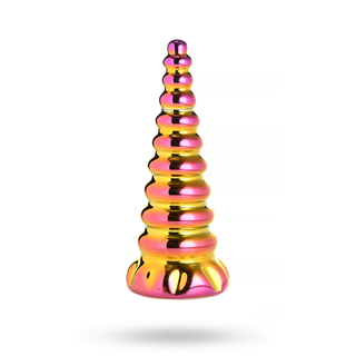 Twilight Rainbow Glass Dildo 16 Cm