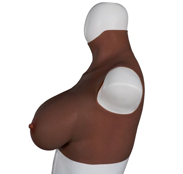 Ultra Realistic Breast Form black Size Large