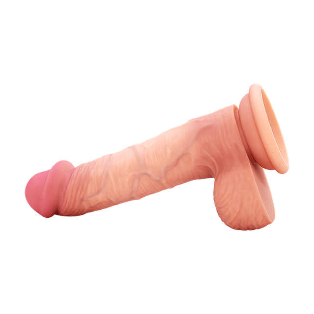 Ultra-Realistic Silicone Dildo With Balls 19 cm