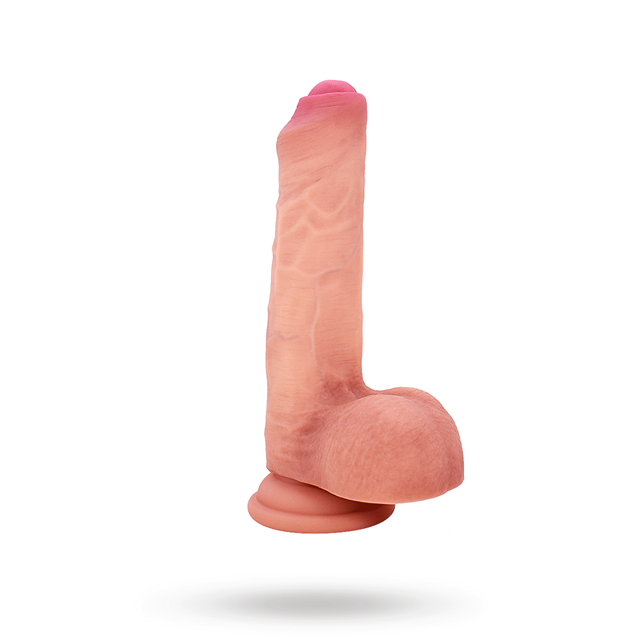 Ultra-Realistic Uncut Silicone Dildo 18 cm
