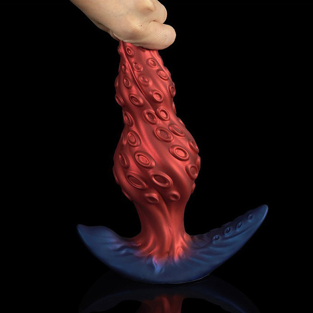 Unicorny Knotak Plug Red 23 cm