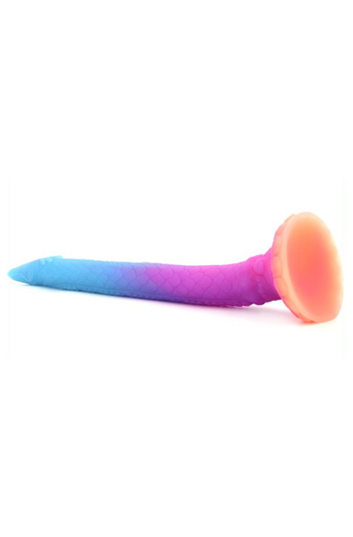 Unicorny Luminous Mixed Color Anal Dildo 47 cm