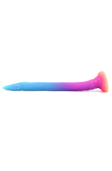 Unicorny Luminous Mixed Color Anal Dildo 47 cm