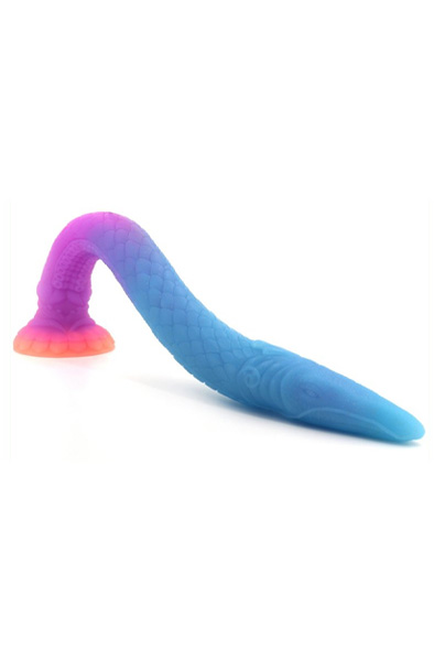 Unicorny Luminous Mixed Color Anal Dildo 47 cm