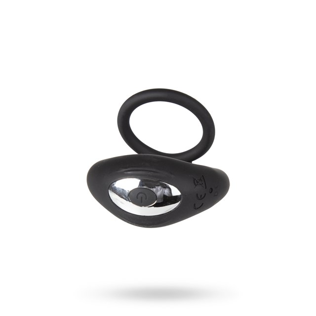 Rechargeable Vibrating C-Ring - Black