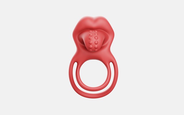 VibeTongue Cock Ring - 10 vibrations
