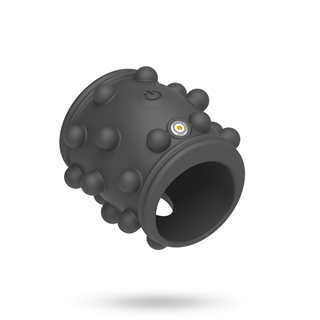 Vibrating Dotted Silicone Cock Sleeve