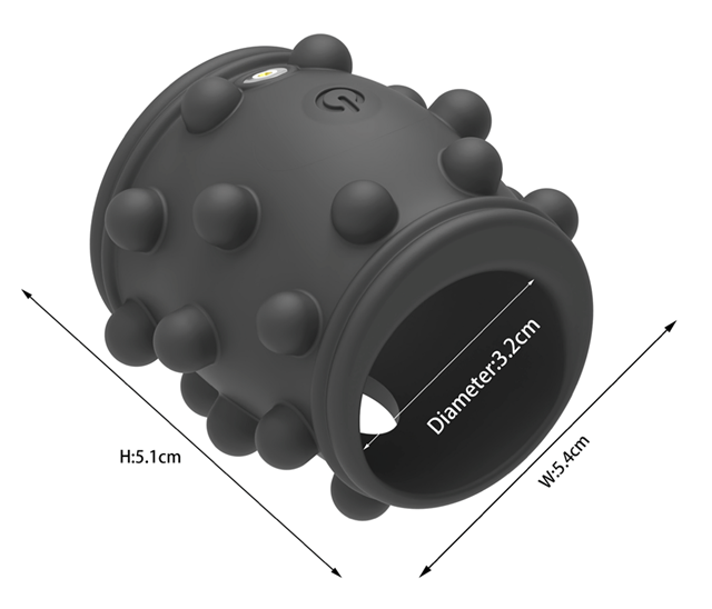 Vibrating Dotted Silicone Cock Sleeve