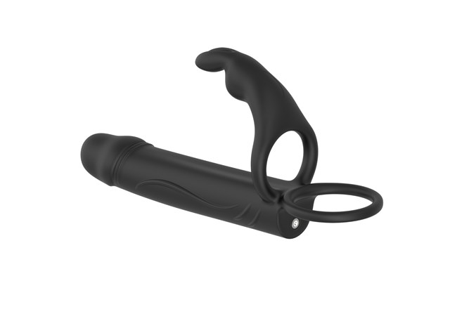 10x Vibrating Clit Stimulating Silicone Penetrator