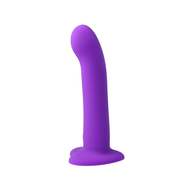 Vibrating Silicone Dildo With Remote 18 cm