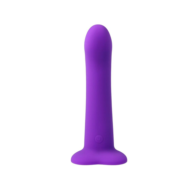Vibrating Silicone Dildo With Remote 18 cm