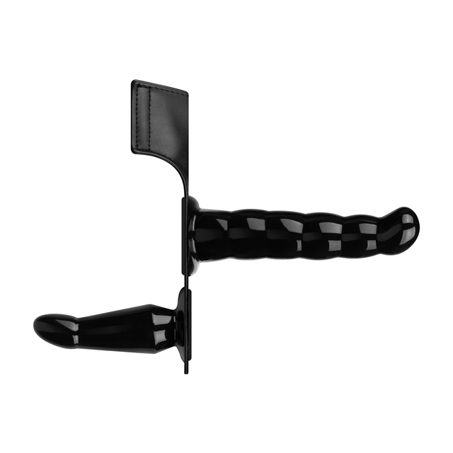 Vibrating Strap-On Set Black