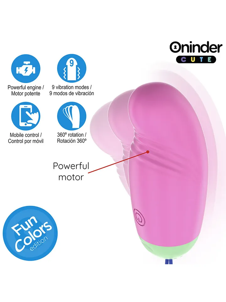 Vibro-Rotating 360 Silicone Egg With App
