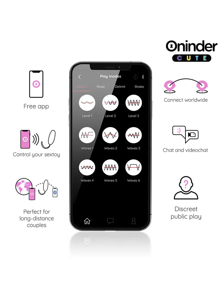 Vibro-Rotating 360 Silicone Egg With App