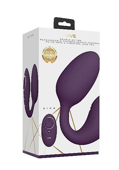 Aika - Pulse Wave & Vibrating Love Egg - Purple