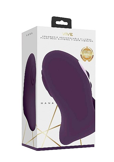 Hana - Pulse Wave Finger Vibrator - Violetti