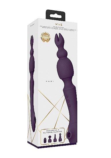 Nami - Pulse Wave & Vibrating Wand - Purple