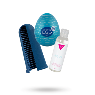 Be Legendary Deep Throat Stroker #3 + Tenga Egg Cool + Vuxen Aqua Liukuivoide 150 Ml
