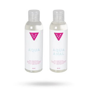 Vuxen Aqua Liukuvoide + Aqua Anal Liukuvoide 2x50 Ml