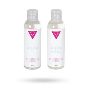 Vuxen Aqua Liukuvoide + Aqua Anal Liukuvoide 2x50 Ml