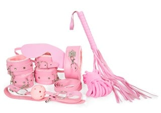 Pinkki Bondage Setti 7-osainen