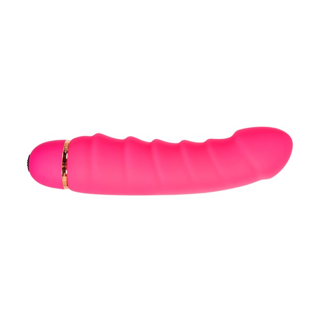 Pink Amazing Ribbed Vibrator