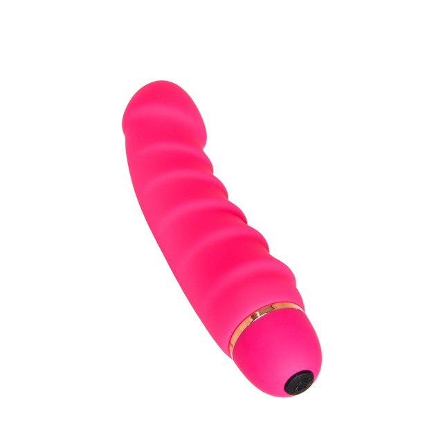 Pink Amazing Ribbed Vibrator