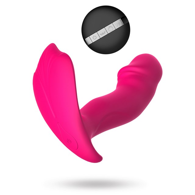 Klitoris & G-piste vibraattori lämmitystoiminnolla - Pinkki
