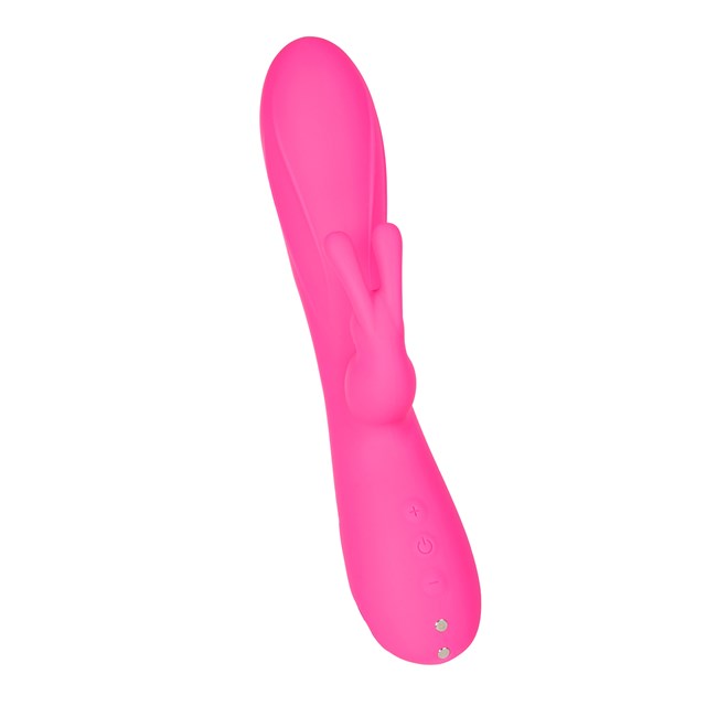 Taipuisa rabbit-vibraattori - pinkki