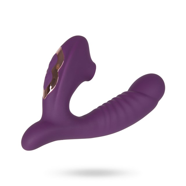 G-Lover 10 Vibe Modes with Clit Sucker - Violetti