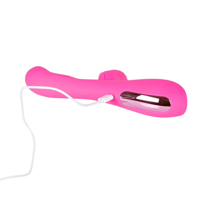 3 in 1 Vibrator with Suction & Vibration + Clit licker - Pinkki