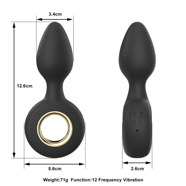 The Rechargeable Vibrating Silicone Plug
