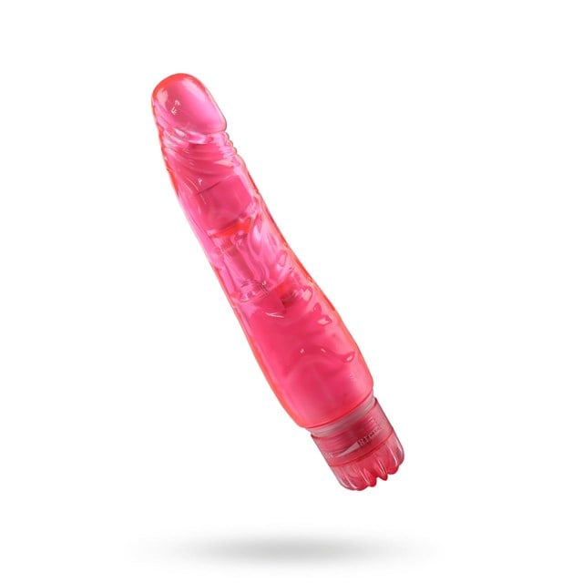 Pink Pleasure - Ohut peniksen muotoinen vibraattori