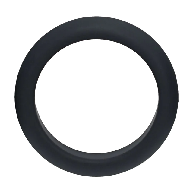 Wide O Silicone Cockring - M - 35mm - Black
