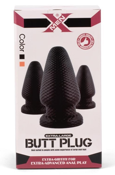 X-Men Butt Plug Black 20,3 cm