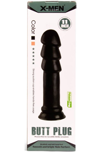 X-Men Butt Plug Black 28 cm