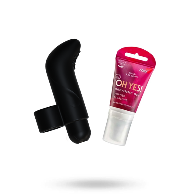 YELLOOH THE PERFECT FINGER VIBE + RFSU SENSE ME OH YES - STIMULATING GEL 40 ML