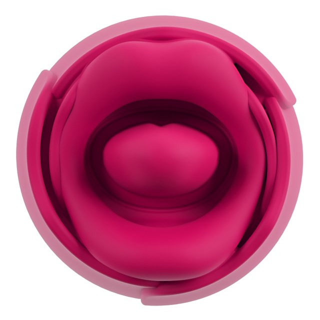 Oral Fun Vibrator Licking and Vibrating Tongue Pink