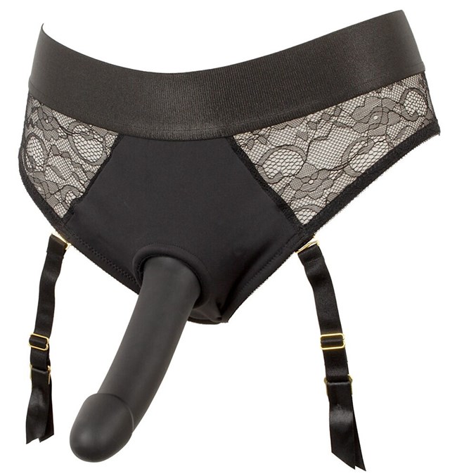 Strap-on Set - Suspender briefs & dildo