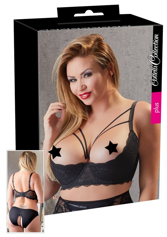 1/4 pitsiset rintaliivit - pluskoko