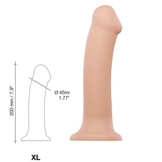 Taipuisa Dual Density Dildo Xl - 20 Cm