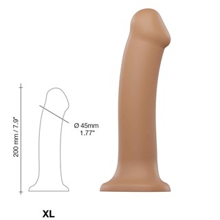 Taipuisa Dual Density Dildo Xl - 20 Cm