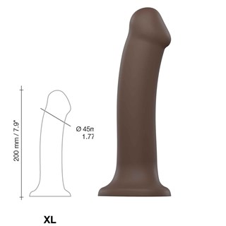 Taipuisa Dual Density Dildo Xl - 20 Cm