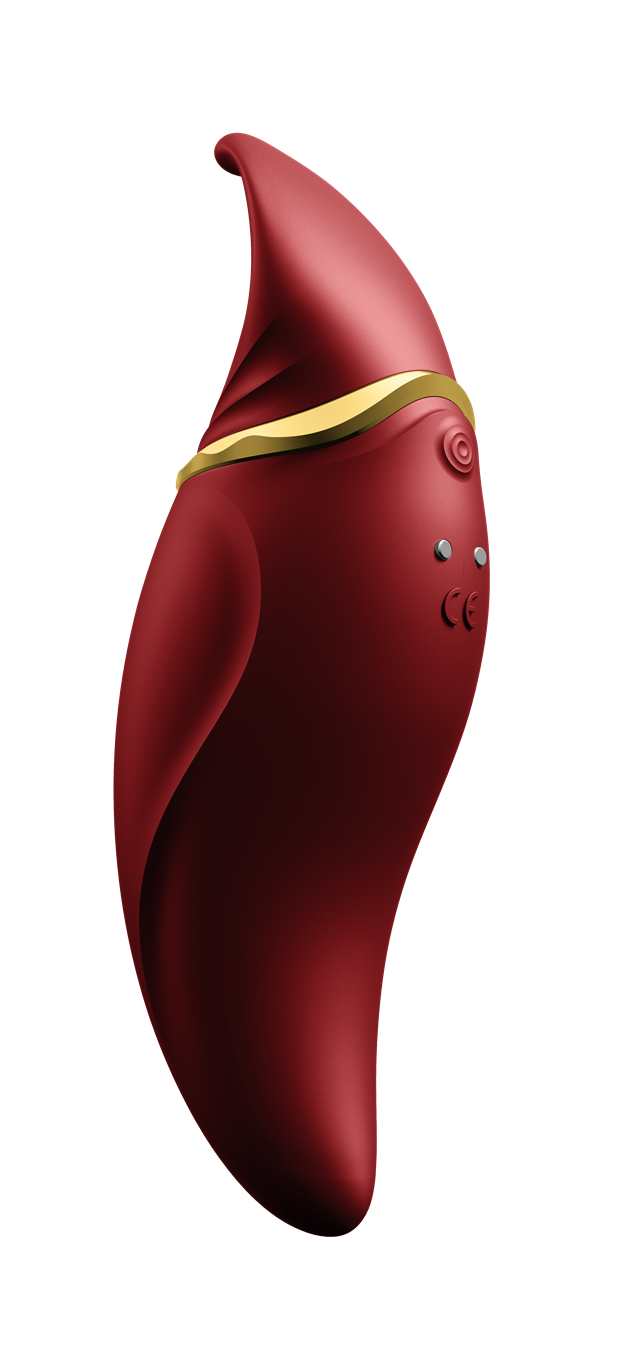 Hero Sykkivä klitorishieroja - punainen