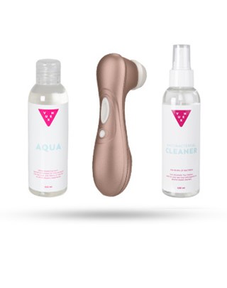 Satisfyer Pro 2 Setti Liukuvoide & Lelujen Puhdistusaine 2x150 Ml