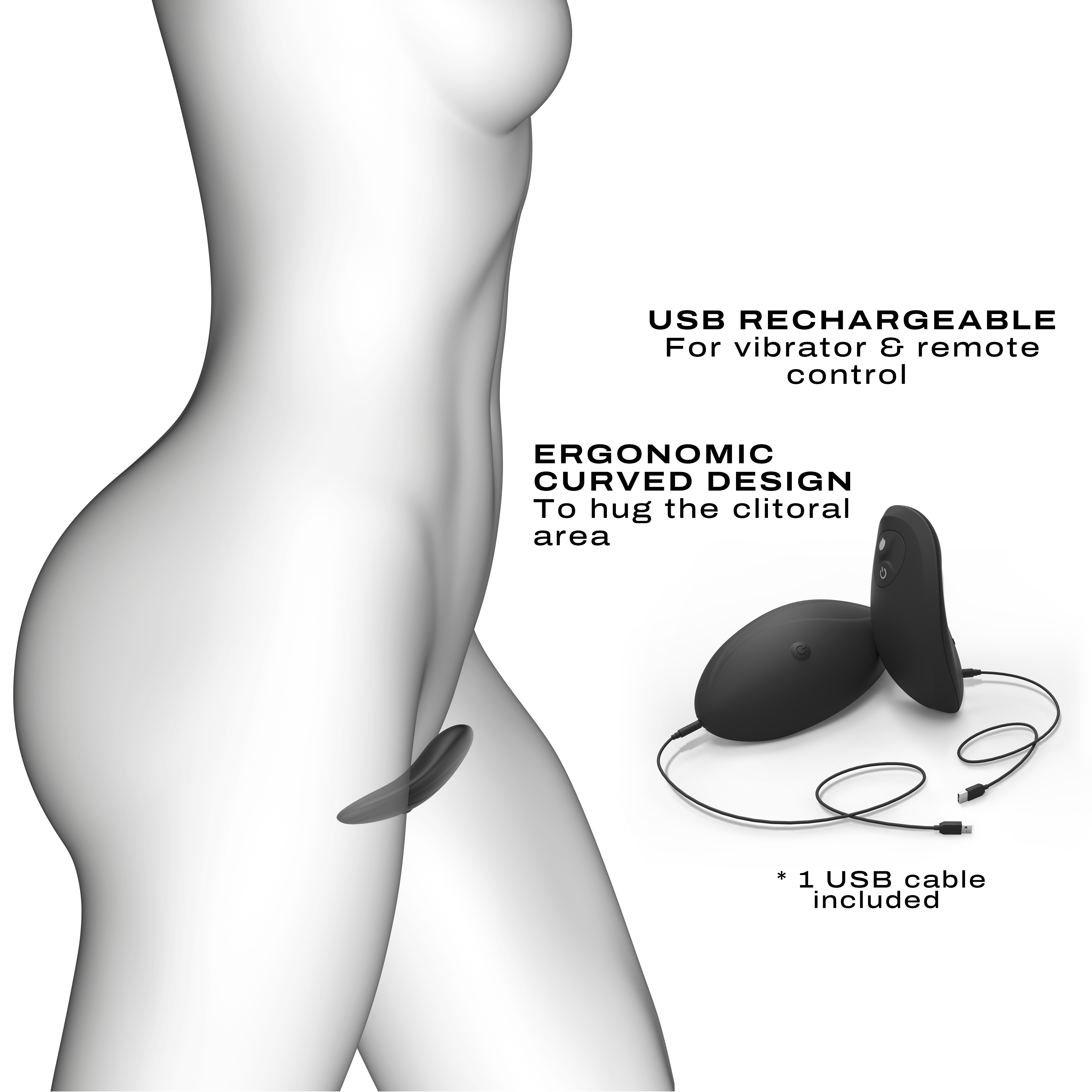 Remote Controlled Discreet Vibe with Panty - XL