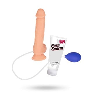 Viking Cock 15.5cm Ruiskiva Dildo + You2toys Porn Feikkisperma 250 Ml